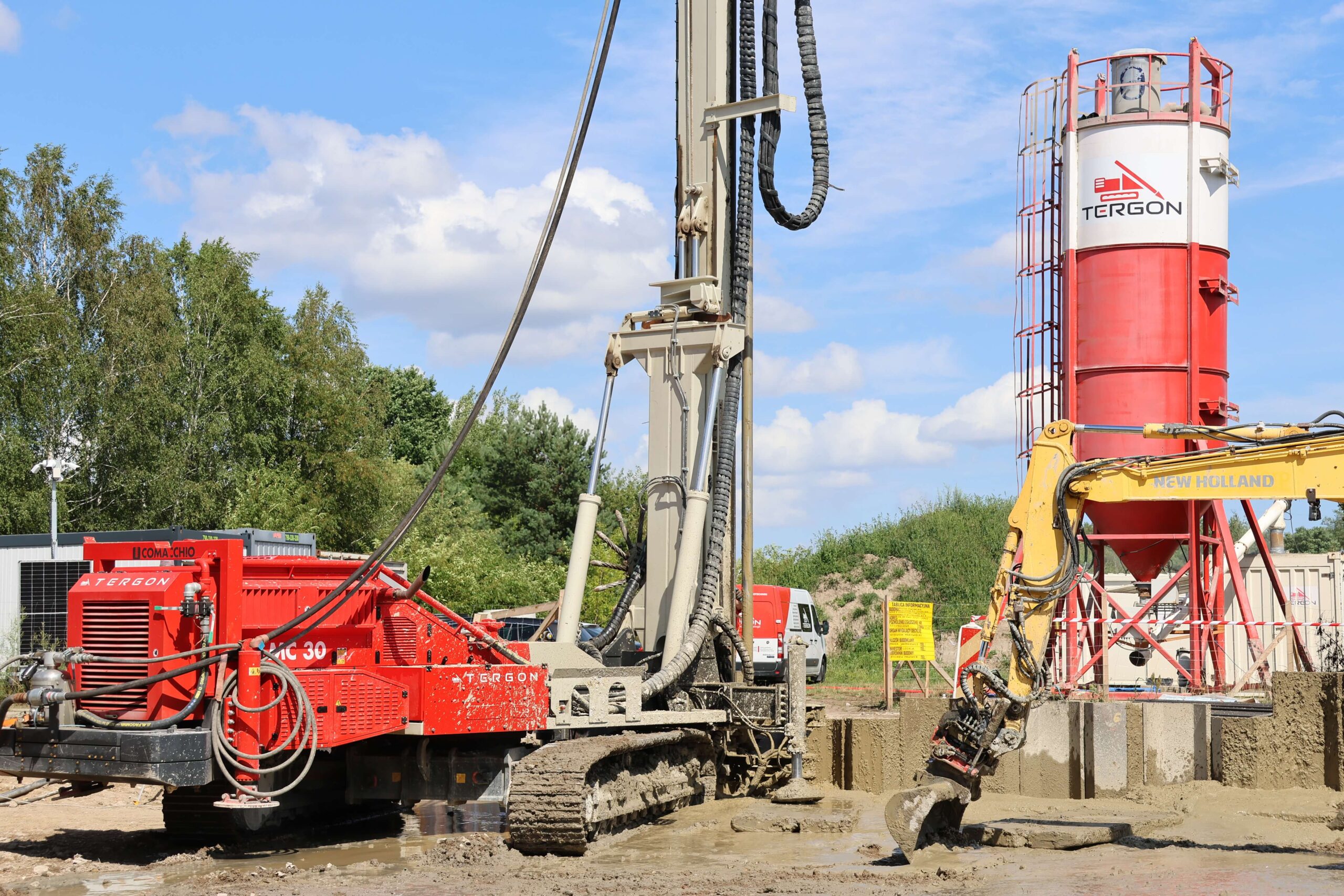 Comacchio MC30 na placu budowy